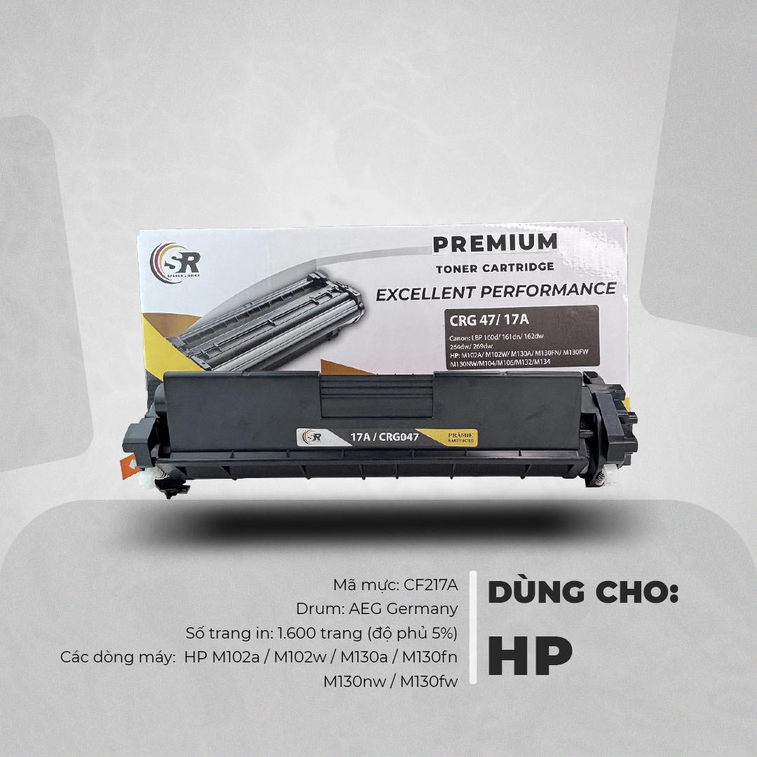 HỘP MỰC IN LASER SR HP 17A - CF217A