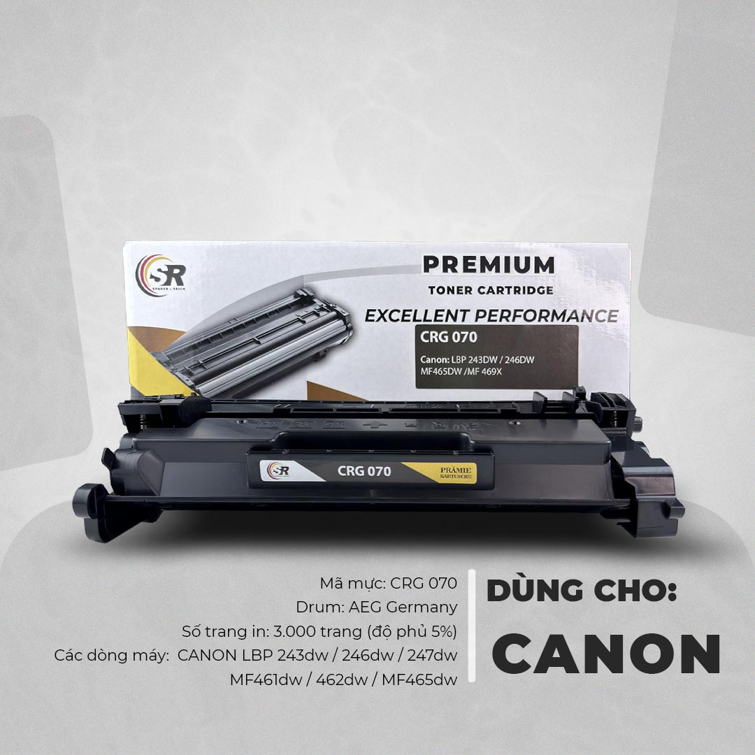 HỘP MỰC IN LASER SR CANON CRG 070
