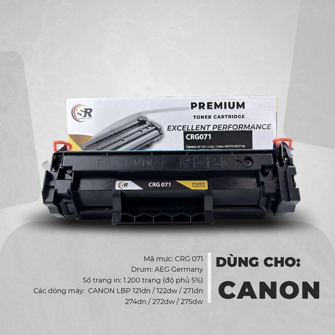 HỘP MỰC IN LASER SR CANON CRG 071