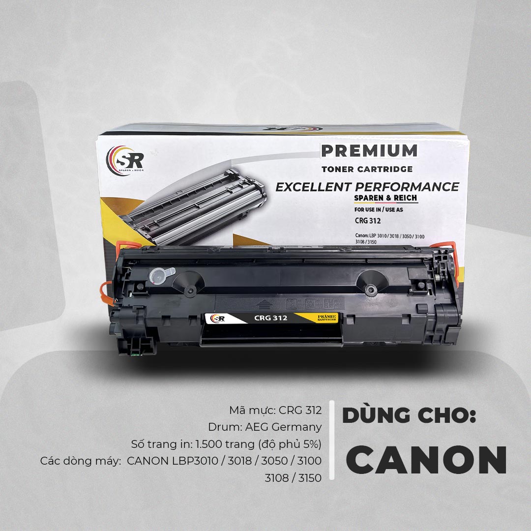 HỘP MỰC IN LASER SR CANON CRG 312